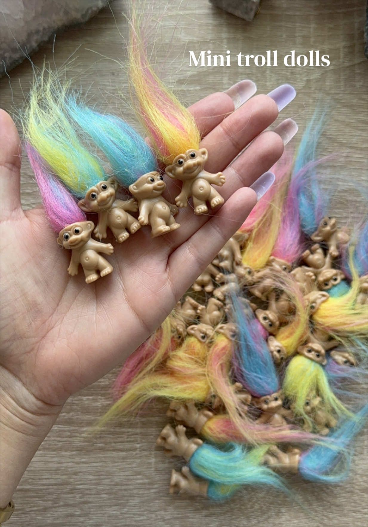 20pcs/30pcs Dual-Color Long Hair Ugly Doll Plastic Figurines Set, Small Sculpture Decorations… creator video