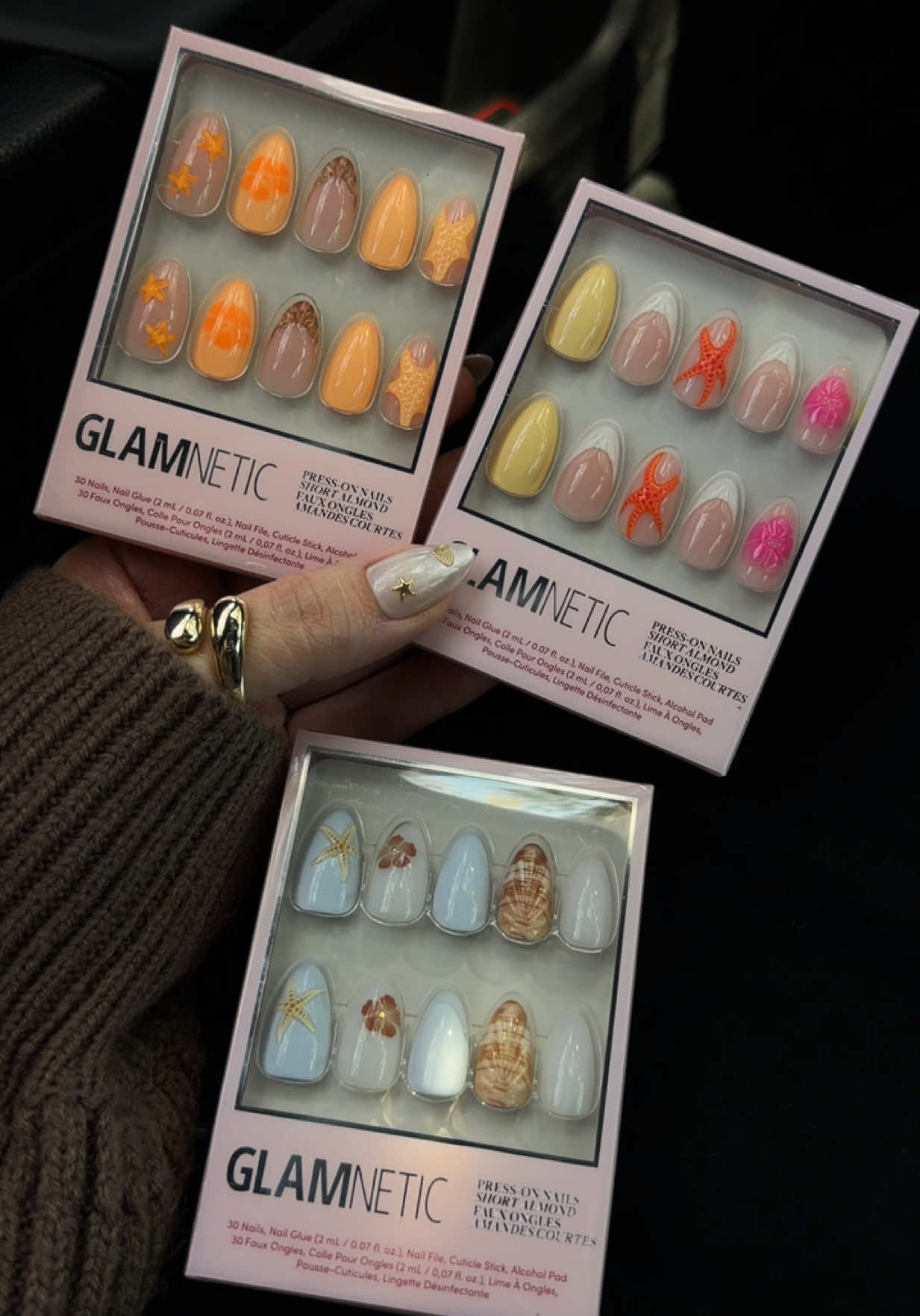 Glamnetic Siren's Cove Press On Nail Collection creator video