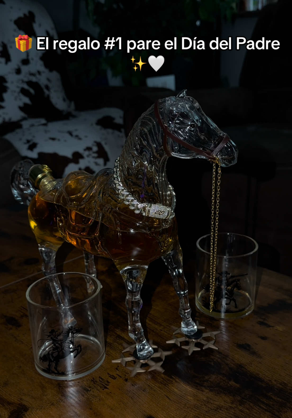 Kollea Glass Horse Shaped Whiskey Decanter Set with Luxury Gift Box,Halloween Party… creator video