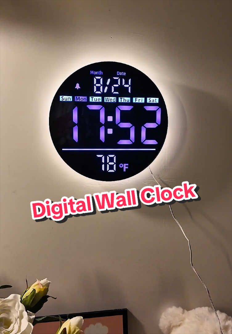 LEIKE Decorative Dimmable Clock creator video