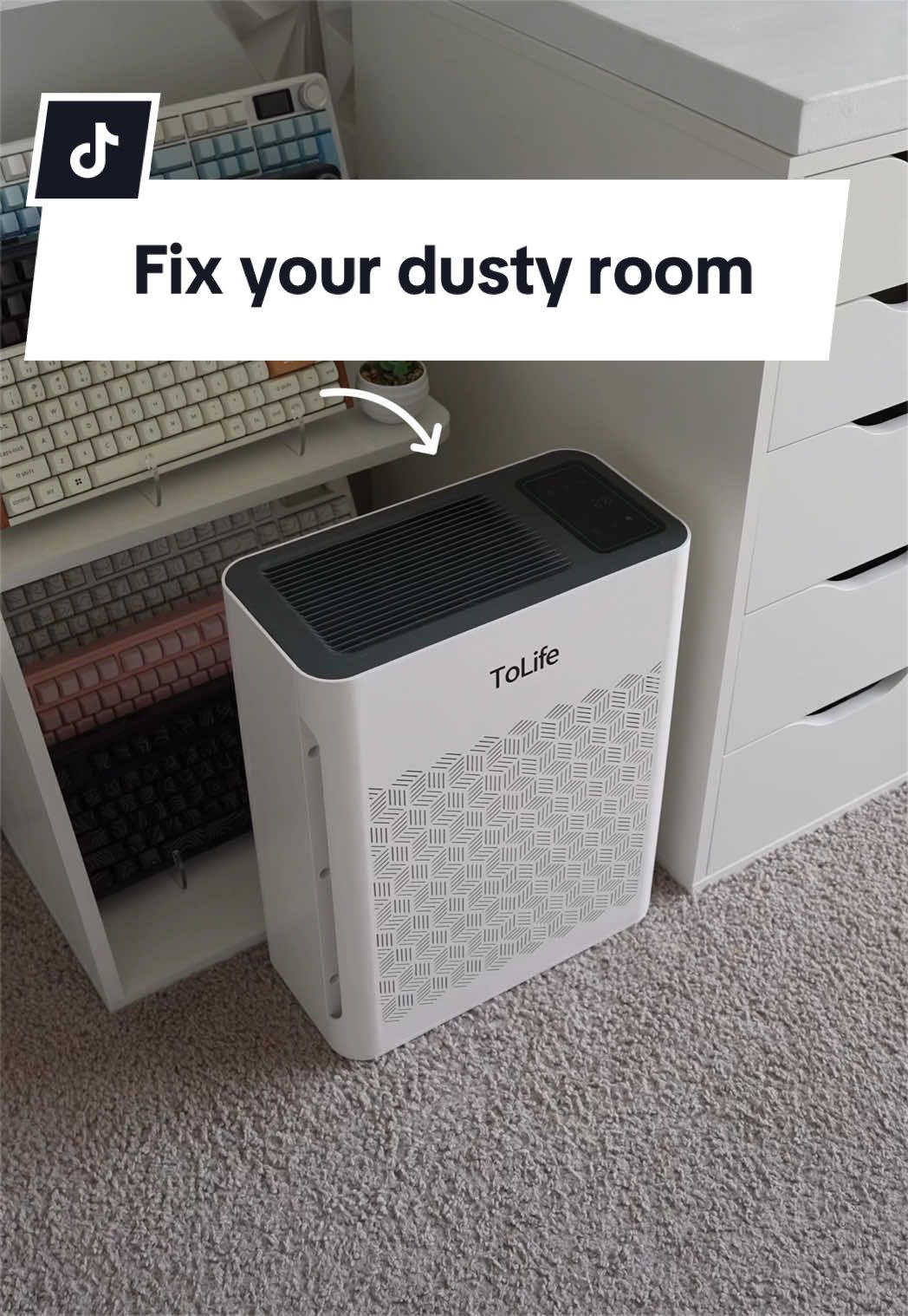 ToLife TZ-K2 Air Purifier for Large Rooms (up to 1095 Ft²). PM… creator video