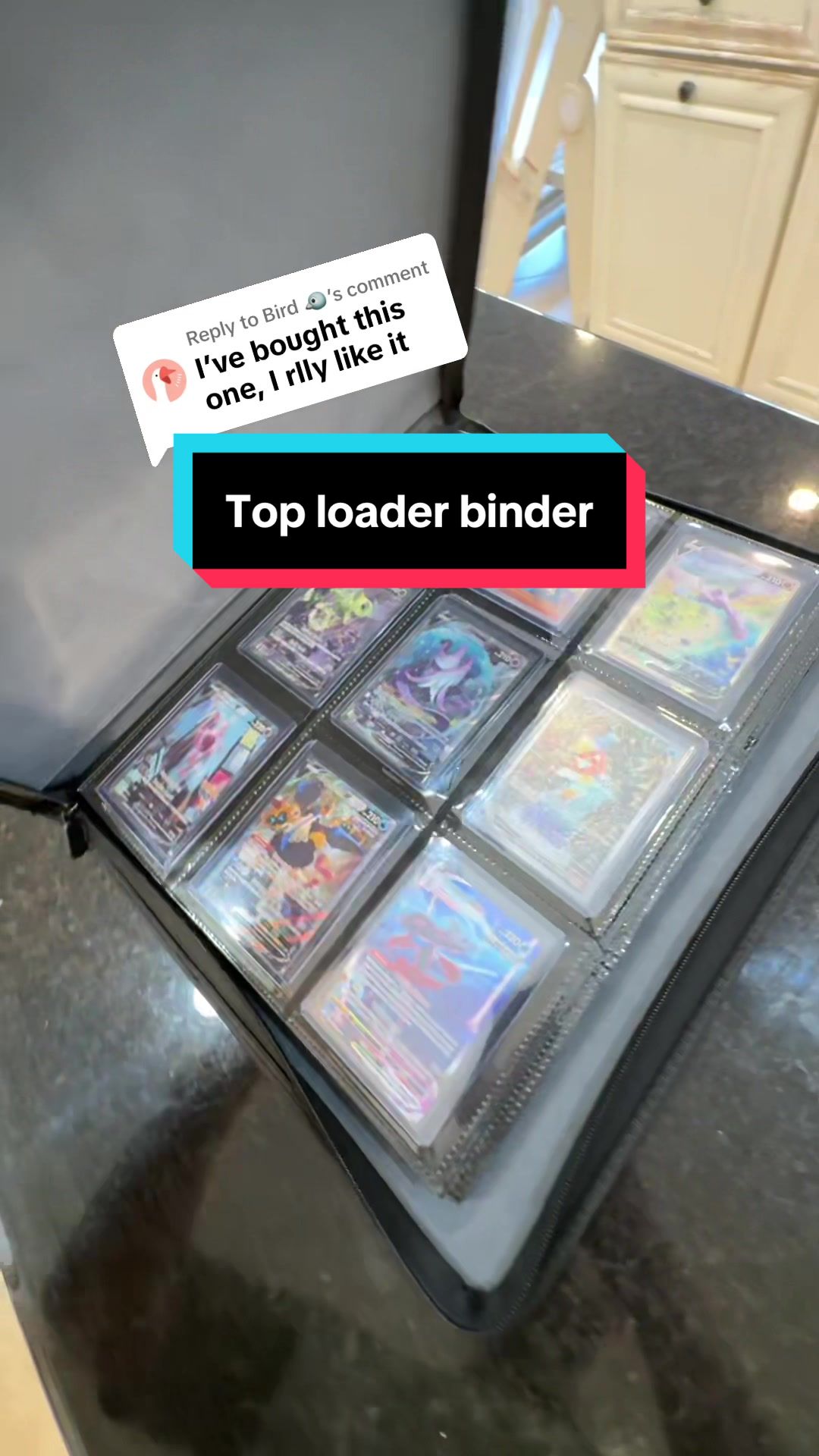ZLCA Top loader Card Binder, 9-Pocket Trading Card Album Holder fits for… creator video