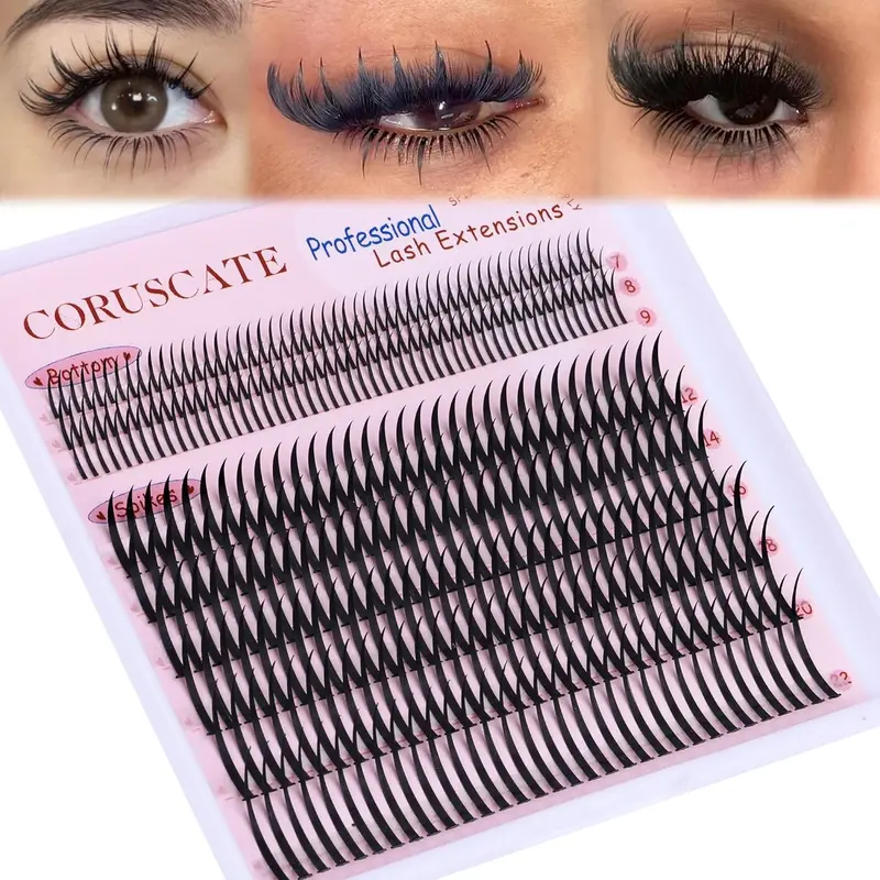 Lilac St. 328 Cluster False Eyelashes with Pointed Tips
