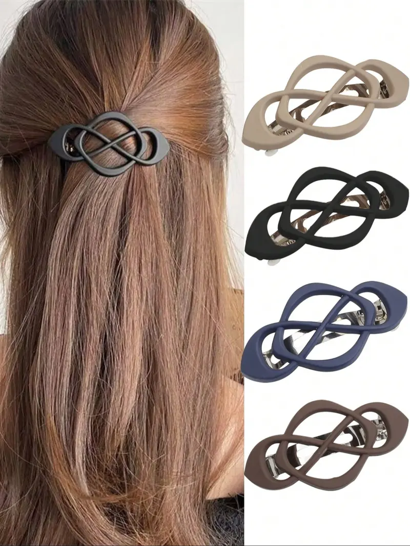 Kitsch 4pcs Stylish Hair Barrettes for Women & Girls