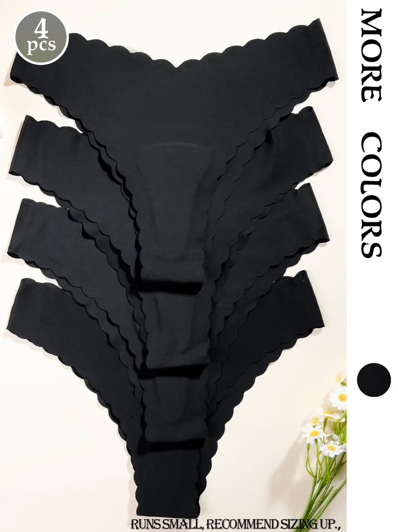 COMFRT Cameltoe Proof Seamless Thongs Made With Sandwich Like Patented Insert