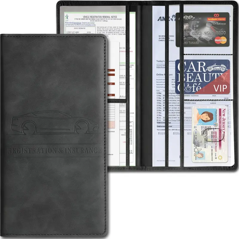 SUPCASE Car Accessories Registration and Insurance Holder
