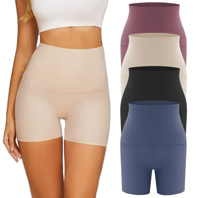 FINETOO Women’s High Waisted Boyshort Underwear Full Coverage Smooth &
