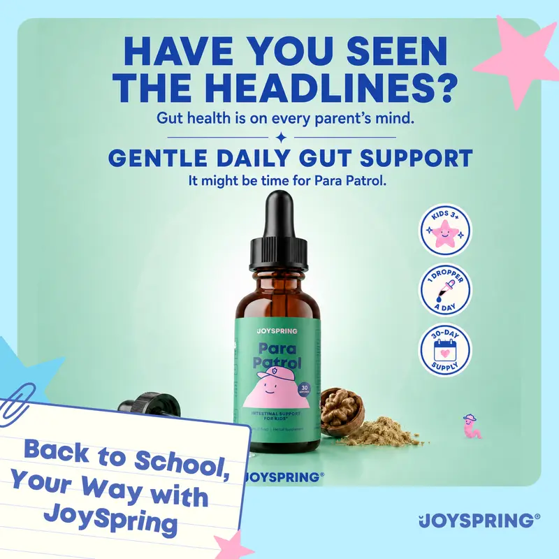 JoySpring Para Patrol Plant-Based Liquid Cleanse – Digestive Regularity Support for a Healthy Gut, Wellness Balance Supplement