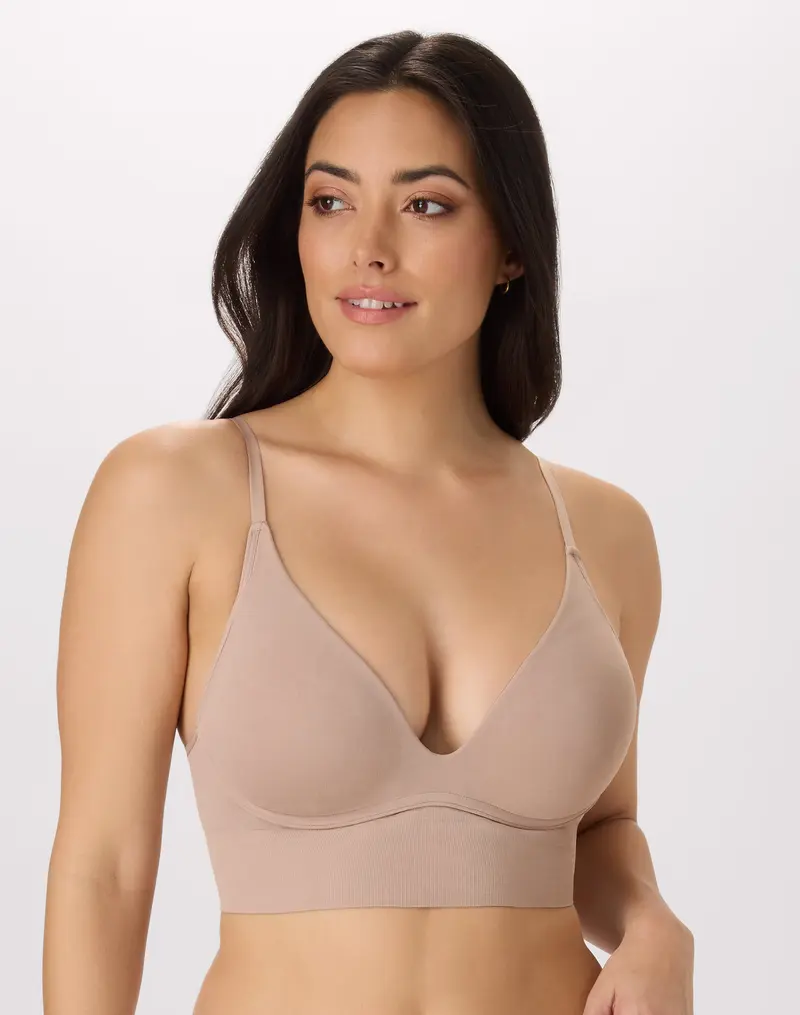 Bralette Maidenform M Seamless Lift para mujer con realce natural y tirantes convertibles