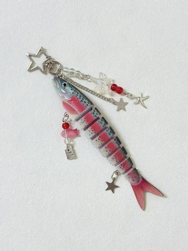 The Coldest Water Novelty Star & Fish Keychain
