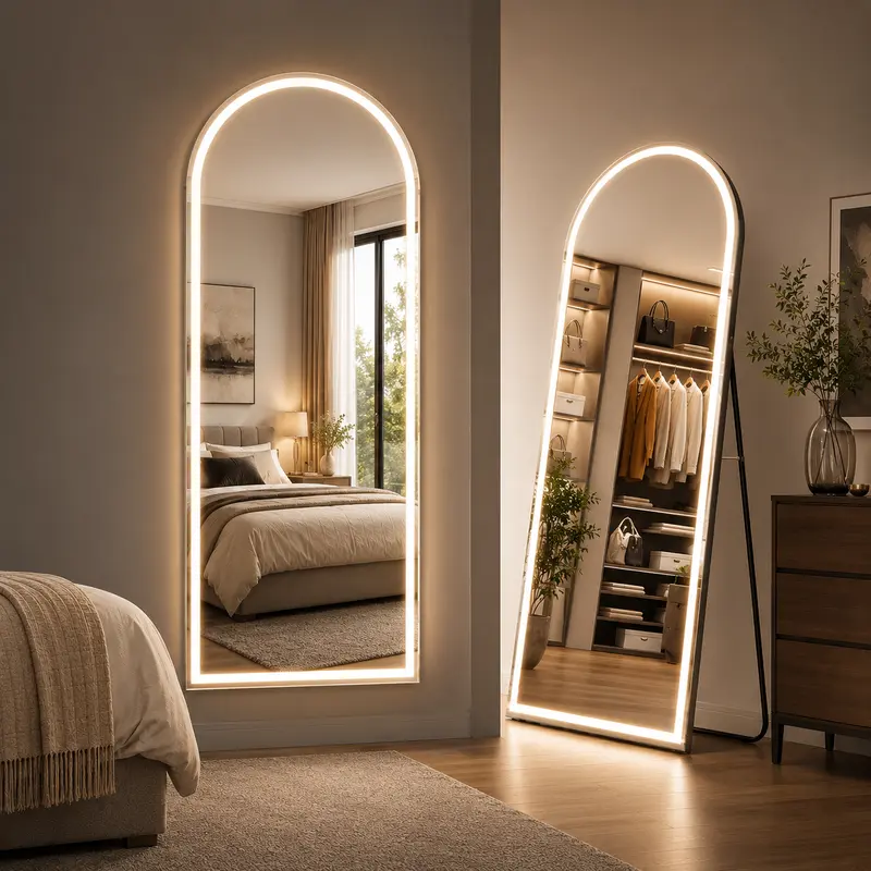 Sweetcrispy Floor Mirror Stand Mirror Full Length