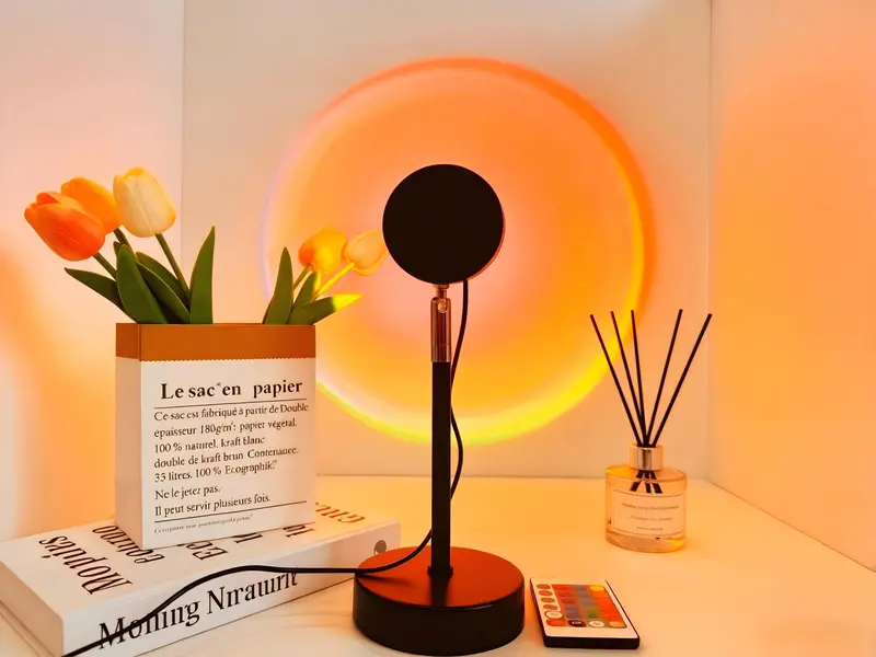 Sweetcrispy Upgraded Sunset Lamp Projector